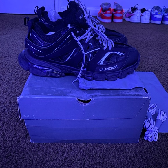 Balenciaga Track, Black and white with extra laces, box and bag - Picture 2 of 5